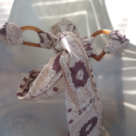 FREE PEOPLE Madagascar print sleeveless halterneck top size XL - Picture 4 of 8